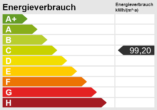 VERKAUFT - Großzügige 2-Zimmer-Wohnung mit 2 Balkonen, Einbauküche und PkW-Stellplatz - VERKAUFT - Energieskala